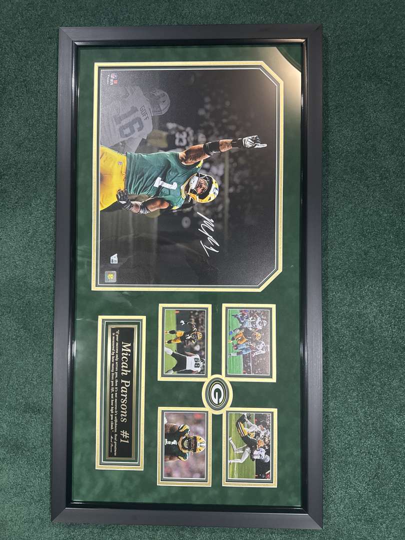 Micah Parsens autographed photo