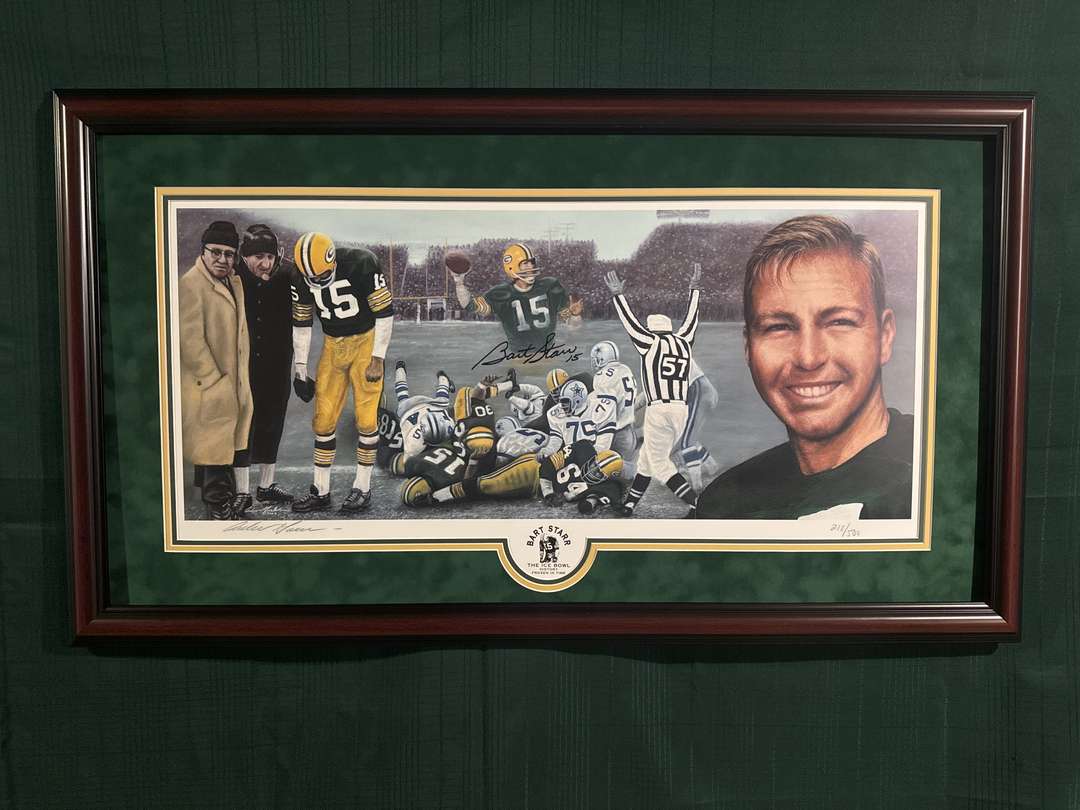Bart Starr Ice Bowl Collage 