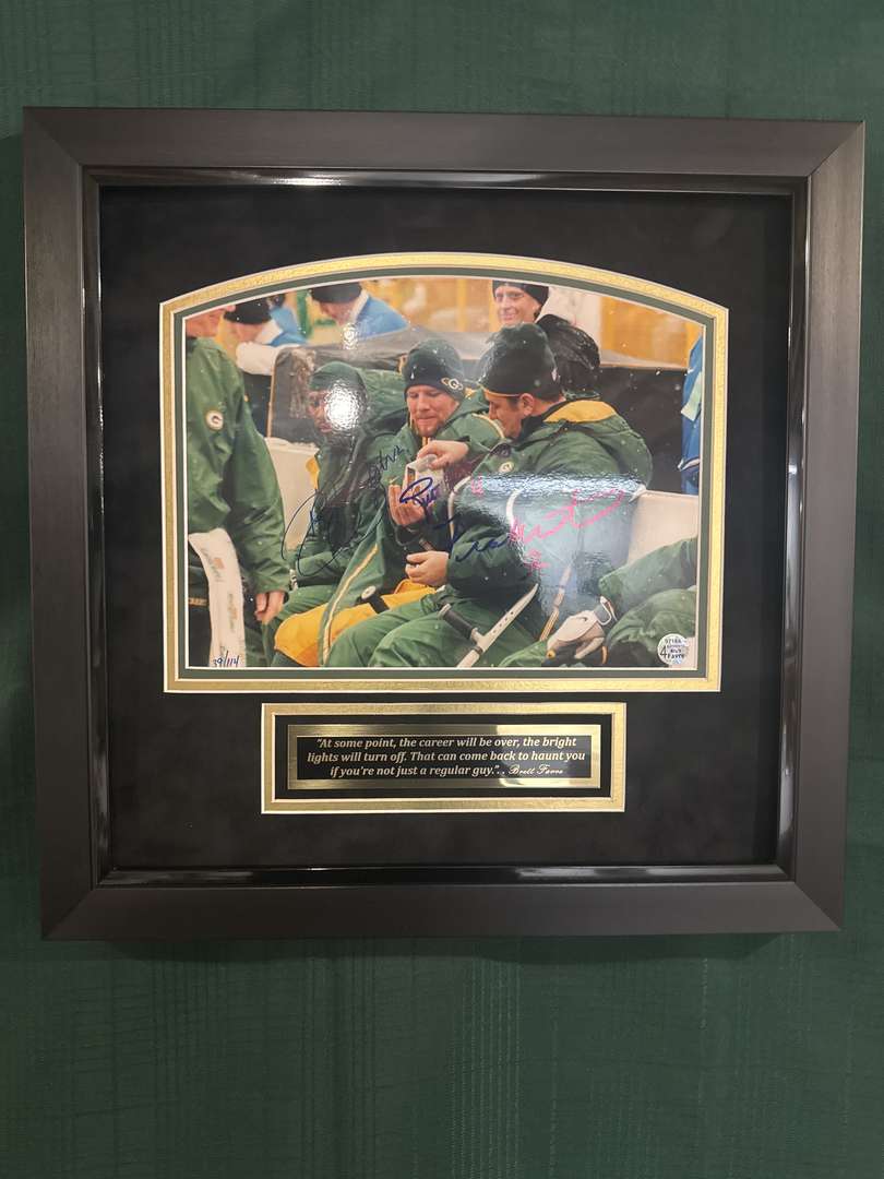 Robert Brooks Brett Favre Frank Winters