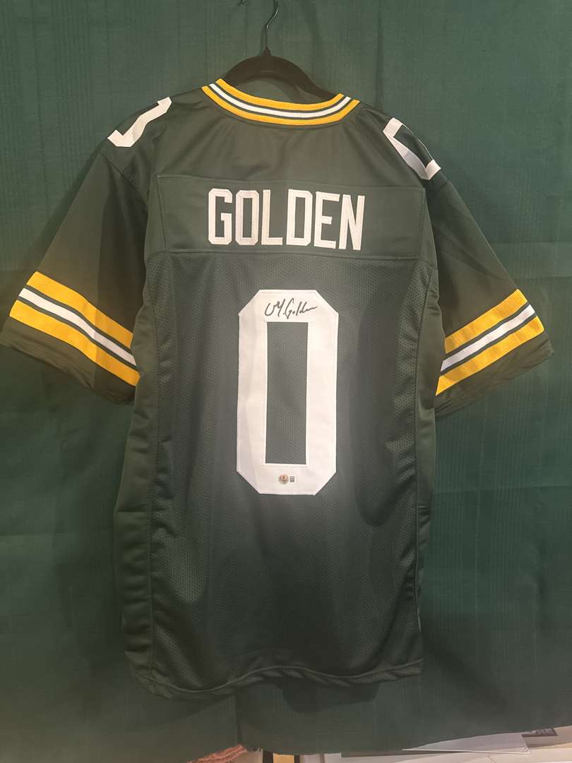 Matthew Golden autographed jersey