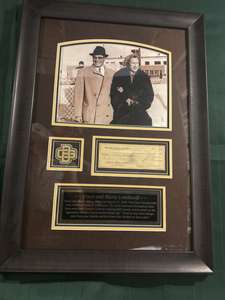 Vince and Marie Lombardi Personal Check