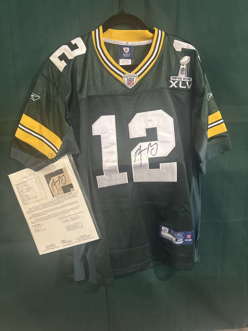 Aaron Rodgers autographed jersey